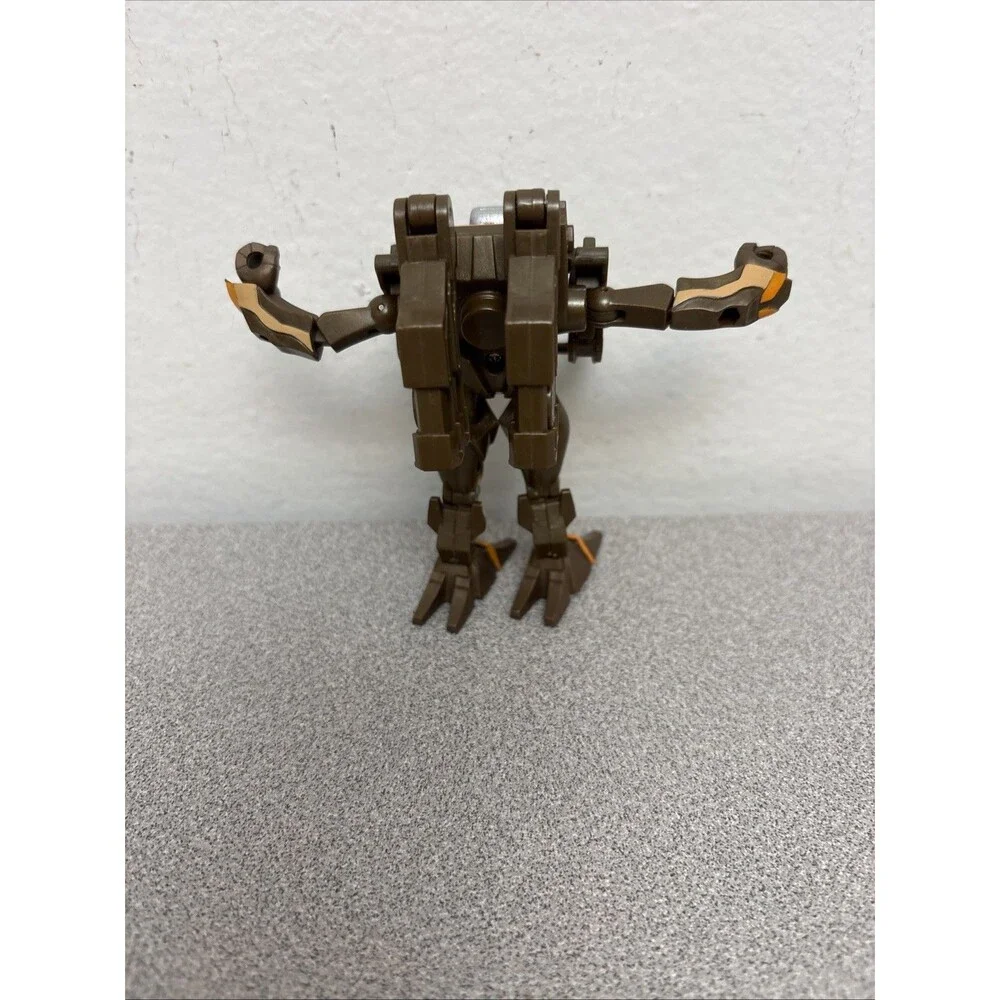 2010 Bakugan Mechtanium Surge Mechtogan Deezall Brown Orange 200g Figure Toy
